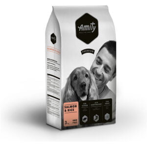 Ξηρά τροφή σκύλου Amity Σολομός και Ρύζι (Skin Sensitive) 3kg