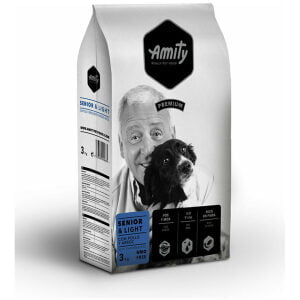 Ξηρά τροφή σκύλου Amity Senior & Light Πουλερικά 3kg