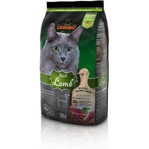 Ξηρά τροφή γάτας LEONARDO Adult Αρνί 2kg + Δώρο άμμος Benty Sandy απλή 5kg