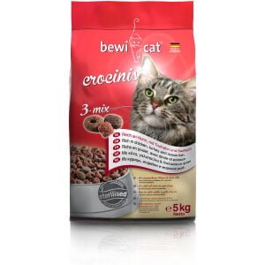 Ξηρά τροφή γάτας Βewi-Cat Crocinis (3mix) 5kg