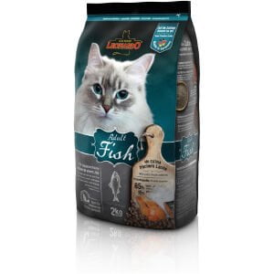Ξηρά τροφή γάτας LEONARDO Adult Ψάρια 2kg + Δώρο άμμος Benty Sandy απλή 5kg