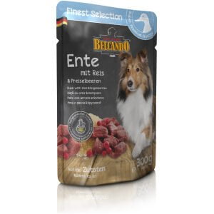 Υγρή τροφή σκύλου σε φακελάκι Belcando Finest Selection - Pouches Πάπια 300gr
