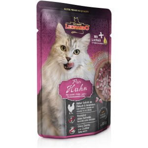 Υγρή τροφή γάτας σε φακελάκι LEONARDO Finest Selection Pouches Κοτόπουλο 85g