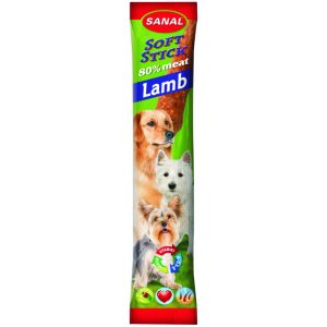 Λιχουδιά σκύλου Sanal Soft sticks Aρνί 12gr