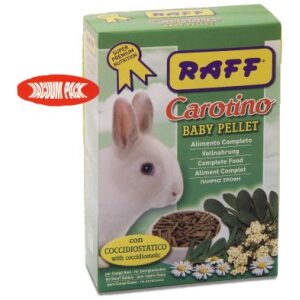 Raff Κουνελοτροφή για Μικρά BABY CAROTINO 900gr