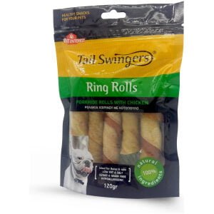 Λιχουδιές σκύλου Tailswingers Ring Rolls με Κοτόπουλο 120gr 5pcs