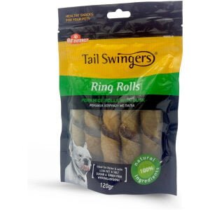 Λιχουδιές σκύλου Tailswingers Ring Rolls με Πάπια 120gr 5pcs