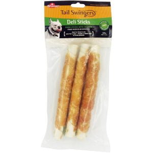 Λιχουδιά σκύλου Tailswingers Deli Sticks Κοτόπουλο 20cm, 165gr, 3τεμ