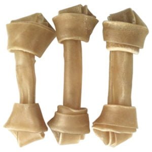 Συμπαγές κόκκαλο μάσησης Natural Knotted bone 10cm 25-30gr 1τεμ