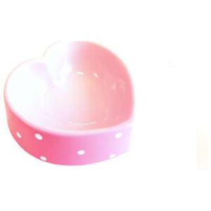 Μπολ σε σχήμα καρδιάς Happy Pet Polka Heart Bowl Ροζ 16x16x6cm