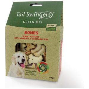 Λιχουδιές σκύλου Tailswingers Green Mix Bone Biscuits 400gr