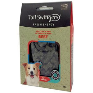 Λιχουδιές σκύλου Tailswingers Soft Snacks Βοδινό 125gr