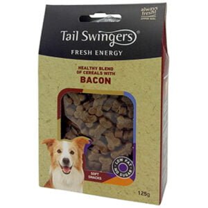 Λιχουδιές σκύλου Tailswingers Soft Snacks Bacon 125gr