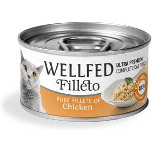 Κονσερβάκια γάτας Wellfed Filleto Κοτόπουλο 70gr
