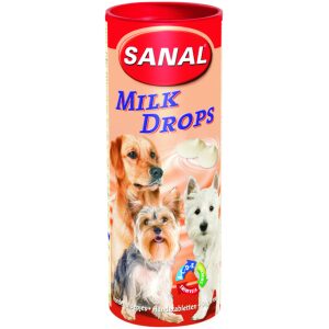 Λιχουδιές σκύλου Sanal Σταγόνες λευκής σοκολάτας 250gr