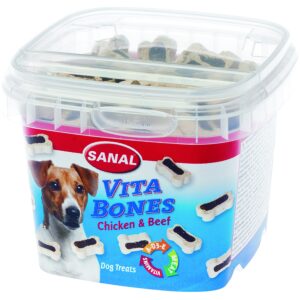 Λιχουδιές σκύλου Sanal Vita Bones Κοτόπουλο και Μοσχάρι 100gr