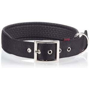 Dog collar neoprene metal buckler 1.6-2.5cm*35-65cm