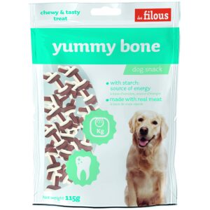 Λιχουδιές σκύλου Les Filous Yummy bone 115gr