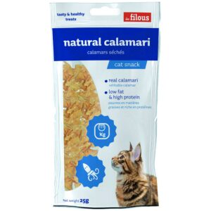 Λιχουδιά γάτας Les Filous Cat Natural calamari 25gr