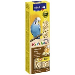 Vitakraft Kracker Duo παπαγάλου Popcorn & Μέλι 2τεμ 45gr