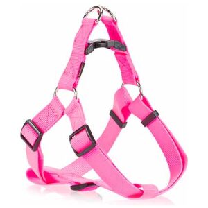 Μοντέρνα σαμάρια τύπου Α PET INTEREST Dog harness A plain Pink Medium 2x40-60cm