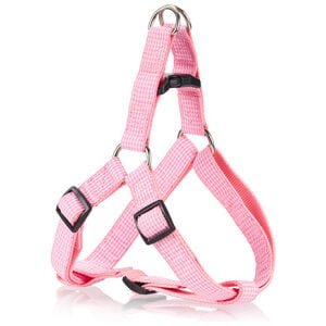 Μοντέρνα καρό σαμάρια τύπου Α PET INTEREST Dog harness A check Pink Medium 2x40-60cm