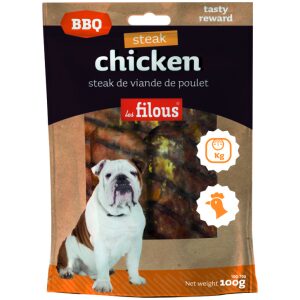 Λιχουδιές σκύλου Les Filous BBQ Φιλέτο στήθος 100g