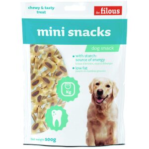 Λιχουδιές σκύλου Les Filous Mini Snacks Μοσχάρι 100gr