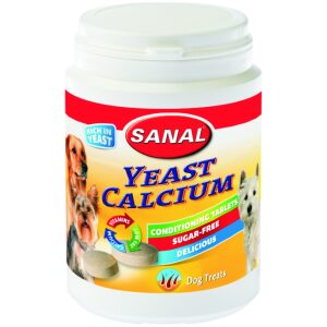 Συμπλήρωμα διατροφής για σκύλους Sanal Yeast calcium Jar 150gr