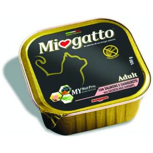 Δισκάκι γάτας Miogatto Adult Σολομός και Γαρίδες 100gr