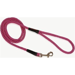 Ορειβατικό σχοινί από 100% νάιλον PET INTEREST Leash Rope Plain Pink Twist Medium 8mmx120cm