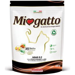 Ξηρά τροφή γάτας Miogatto Adult Κοτόπουλο 400g