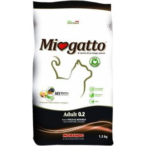 Ξηρά τροφή γάτας Miogatto Adult Κοτόπουλο 10kg