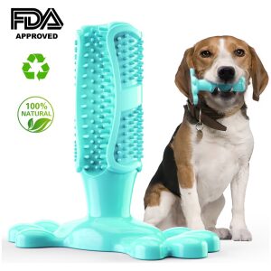 Οδοντικό παιχνίδι για σκύλους από TPR υλικό paw-shaped dog toothbrush large lake blue 156x155x50mm