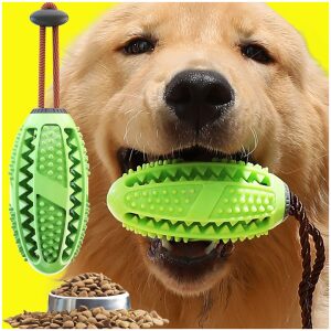 Κρεμαστό οδοντικό παιχνίδι για σκύλους σε σχήμα μπάλας medium πράσινο 116x58mm