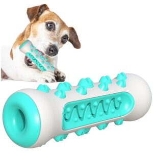 Οδοντικό παιχνίδι σκύλου υψηλής αντοχής, σχέδιο κόκαλo γκρι/γαλάζιο 150x50x45mm