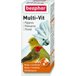 Πολυβιταμινούχο διάλυμα για πτηνά Beaphar Multi-Vit Birds 20ml