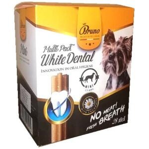 Dental λιχουδιές σκύλου Bruno Multibox white dental 28τεμ