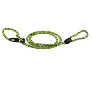 Kiwi Walker ROPE LEASH 2 σε 1 Πράσινο/Μαύρο - M 10 mm, 180cm
