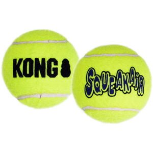 Μπαλάκια σκύλου KONG Squeakair Tennis Large Κίτρινο