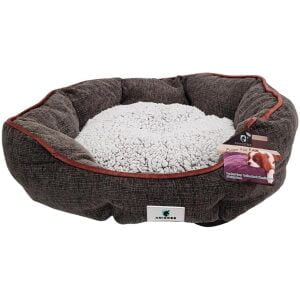 Κρεβάτι σκύλου φωλιά Thaca Σκούρο Γκρι 45-70x40x65x16-18cm
