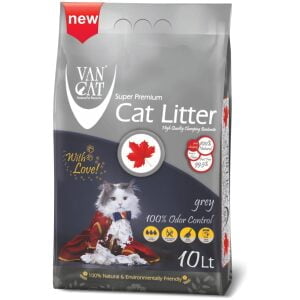 Van Cat Grey Odour Control Canada Clumping 10kg