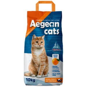 Aegean Cat Αμμος Υγιεινής Orange (Ψιλή 0,5mm - 2,00mm) 5kg