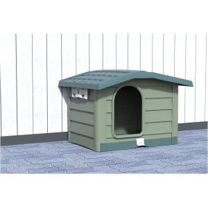 Σπίτι σκύλου Bama Pet Bungalow Medium Green 189x75x62cm