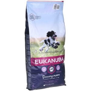 Ξηρά τροφή σκύλου Eukanuba Puppy Medium Breed Κοτόπουλο 12Kgr