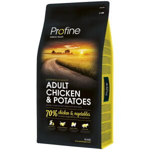 Ξηρά τροφή σκύλου Profine Dog Adult Κοτόπουλο και Πατάτες 15kg + Δώρο Κουβά Τροφής Profine