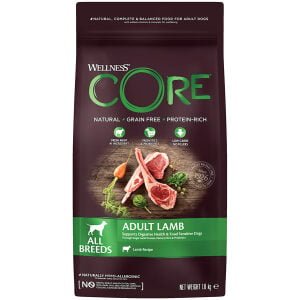 Ξηρά τροφή σκύλου Wellness Core Adult Lamp Αρνί 1.8Kg