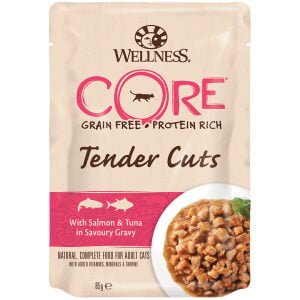 Core Tender Cuts Fillets Σολομός & Τόνος σε σάλτσα 85gr