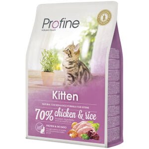Ξηρά τροφή γάτας Profine Cat Kitten Κοτόπουλο και Ρύζι 2kg