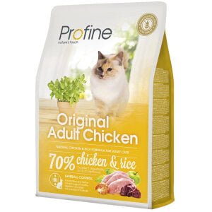 Ξηρά τροφή γάτας Profine Cat Original Adult Κοτόπουλο και Ρύζι 2kg